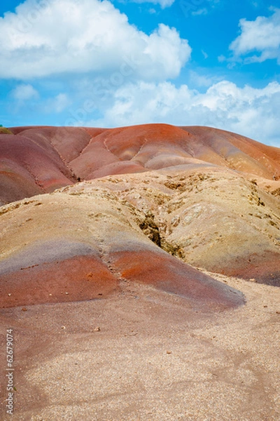 Obraz Seven Coloured Earths, Chamarel, Mauritius