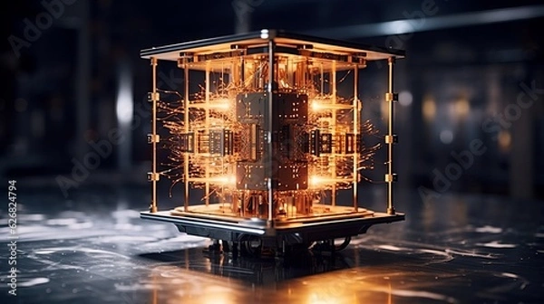 Fototapeta Quantum Computing Frontier: A Visionary Collection of Images for Stock Marketplaces