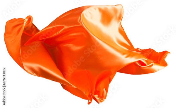 Obraz Orange cloth flutters