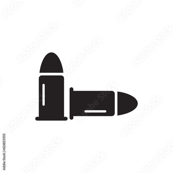 Obraz Bullet icon vector illustration symbol