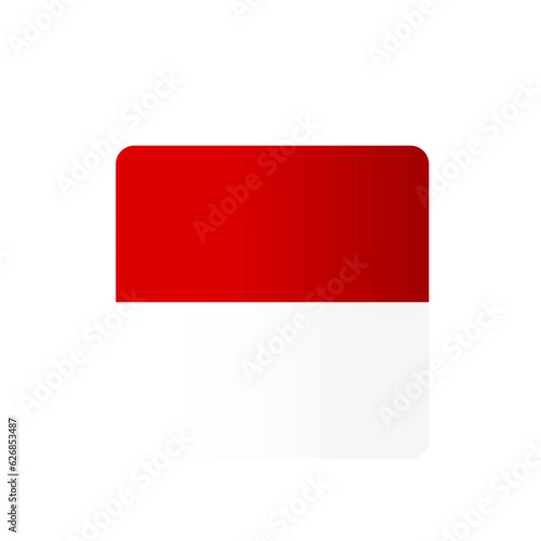 Fototapeta Geometry Indonesia Flag