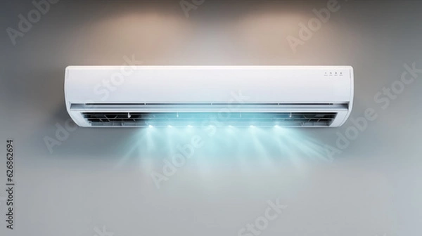 Obraz Air conditioner on wall background at home.