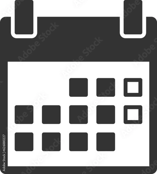 Obraz Calendar icon vector flat line design