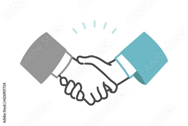 Obraz ビジネスパーソンの握手