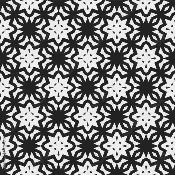 Fototapeta Simple  texture. Black and white color. seamless repeating pattern. Minimalistic background. Monochrome art. 