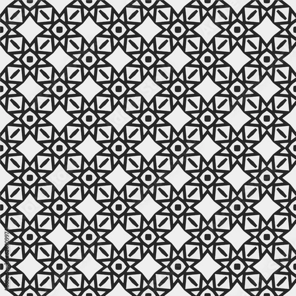 Fototapeta Simple  texture. Black and white color. seamless repeating pattern. Minimalistic background. Monochrome art. 