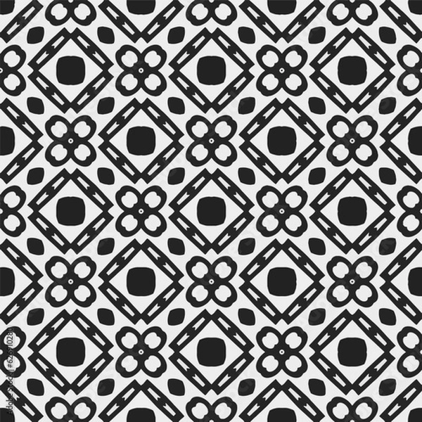 Fototapeta 
Simple  texture. Black and white color. seamless repeating pattern. Minimalistic background. Monochrome art. 