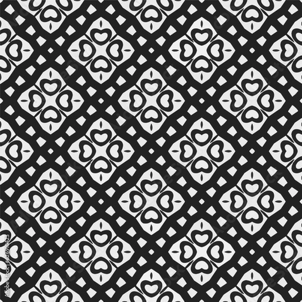 Fototapeta 
Simple  texture. Black and white color. seamless repeating pattern. Minimalistic background. Monochrome art. 