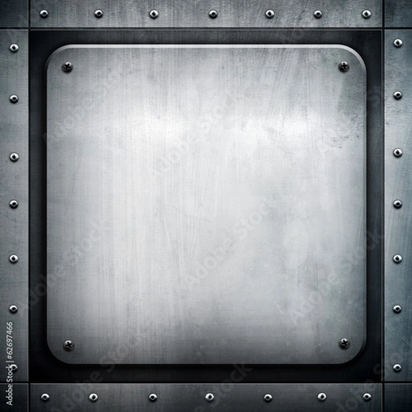 Obraz metal plate background