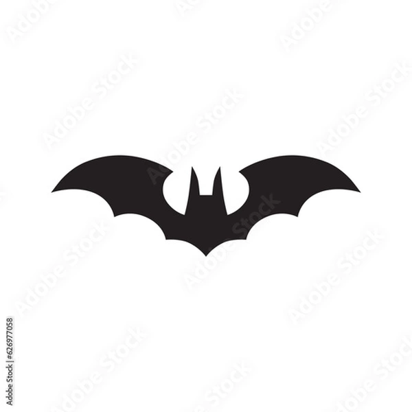 Fototapeta Bat icon. Flying bat vector icon. Bat flat sign design. Flittermouse symbol pictogram. UX UI icon