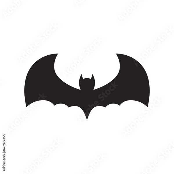 Fototapeta Bat icon. Flying bat vector icon. Bat flat sign design. Flittermouse symbol pictogram. UX UI icon