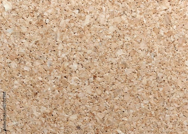 Fototapeta pressed cork pin board close up for art and backgrounds