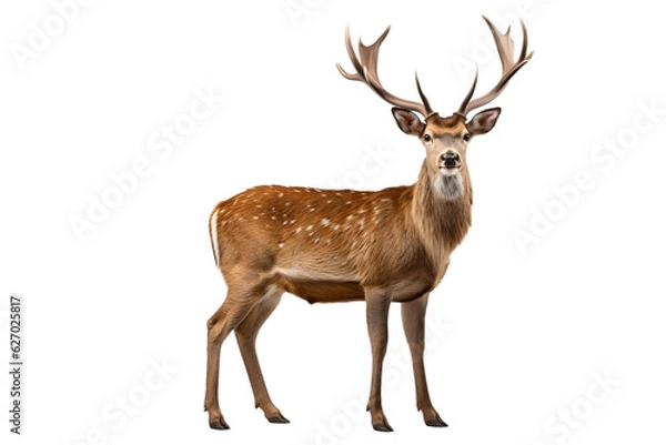 Obraz deer isolated on white background