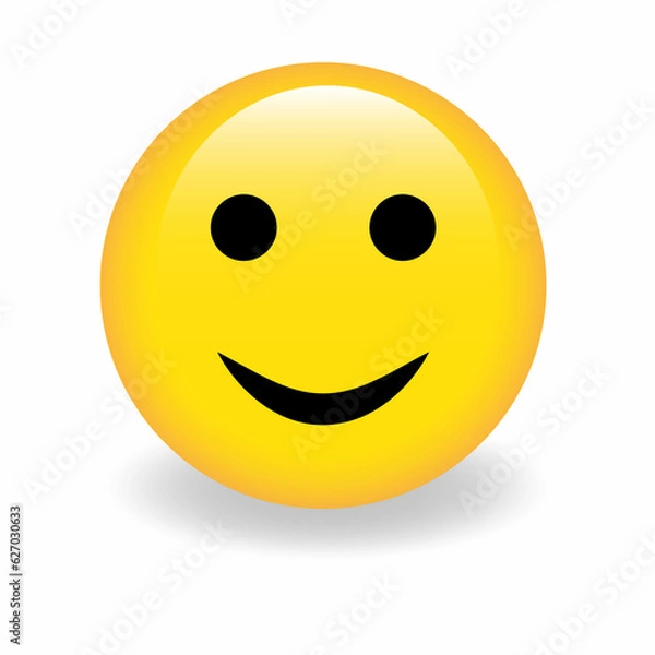 Obraz High quality emoticon vector on white background. Trending emoticon.