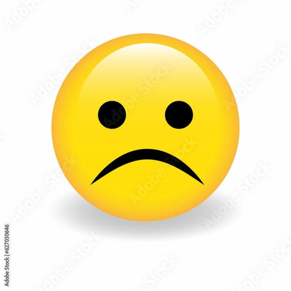 Obraz High quality emoticon vector on white background. Trending emoticon.