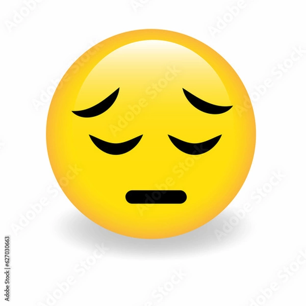 Obraz High quality emoticon vector on white background. Trending emoticon.