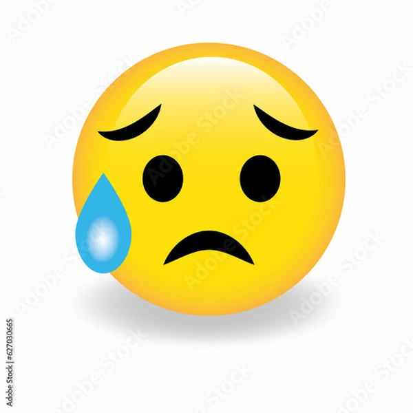 Obraz High quality emoticon vector on white background. Trending emoticon.