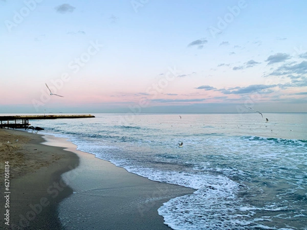 Obraz beach at sunset