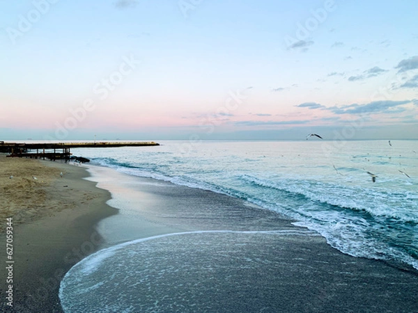 Obraz sunset over the sea