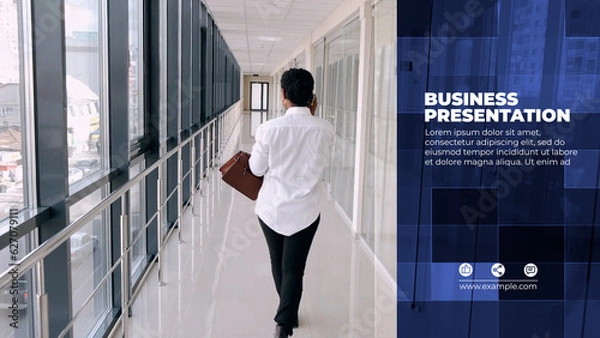 Fototapeta Dynamic Business Slideshow