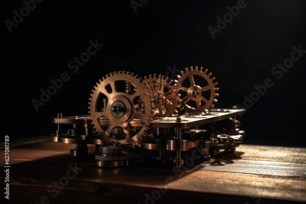 Fototapeta old gears