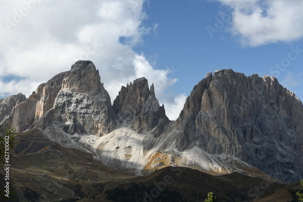 Obraz mountains and clouds