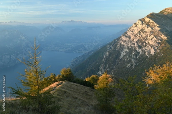 Obraz autumn in the mountain (Garda lake)