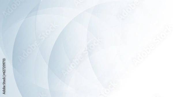 Fototapeta Abstract creative circular shape on light blue background illustration.