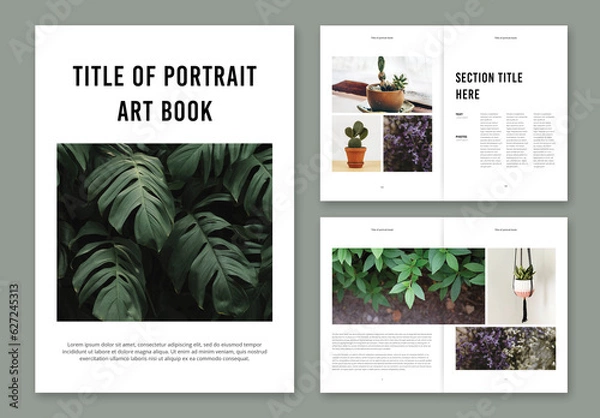 Fototapeta Book Layout