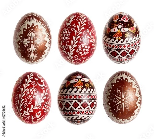 Obraz Hand painted Easter eggs