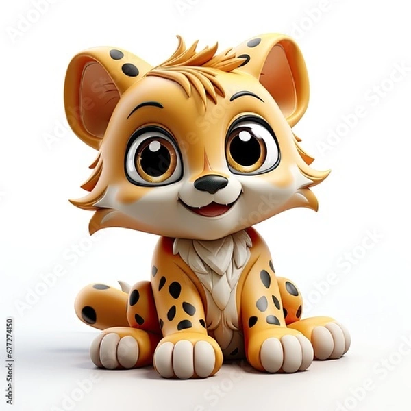 Fototapeta Clipart Cute Cartoon Plastic Toy