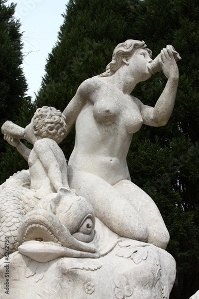 Obraz Topless Mermaid Statue