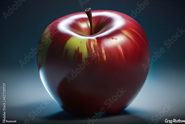 Obraz red apple Generative AI