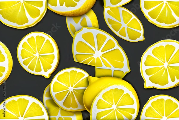 Obraz delicate detail lemon Generative AI