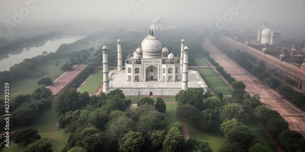 Fototapeta Travel and landmarks - Generative AI