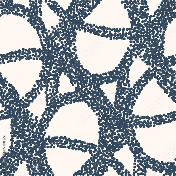 Fototapeta Seamless pattern with a simple abstract drawing. Vector illustration.