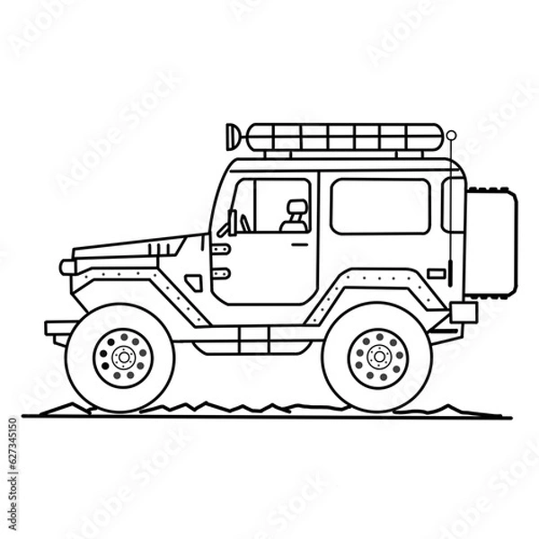 Obraz Truck illustration