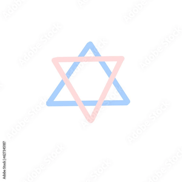 Obraz star of david vector