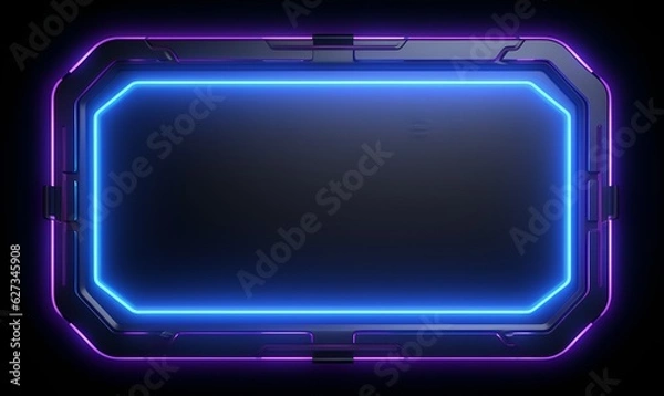 Obraz Abstract HUD sci-fi background