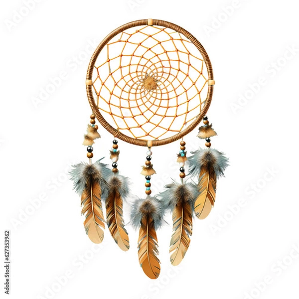 Fototapeta Dreamcatcher. isolated object, transparent background