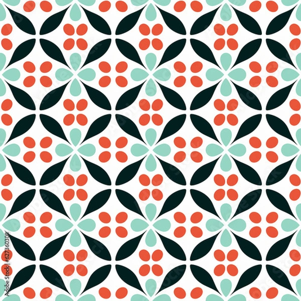 Fototapeta seamless italian simple minimalism pattern