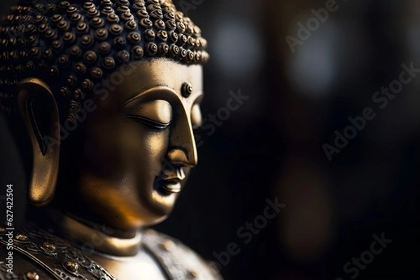 Obraz golden buddha statue