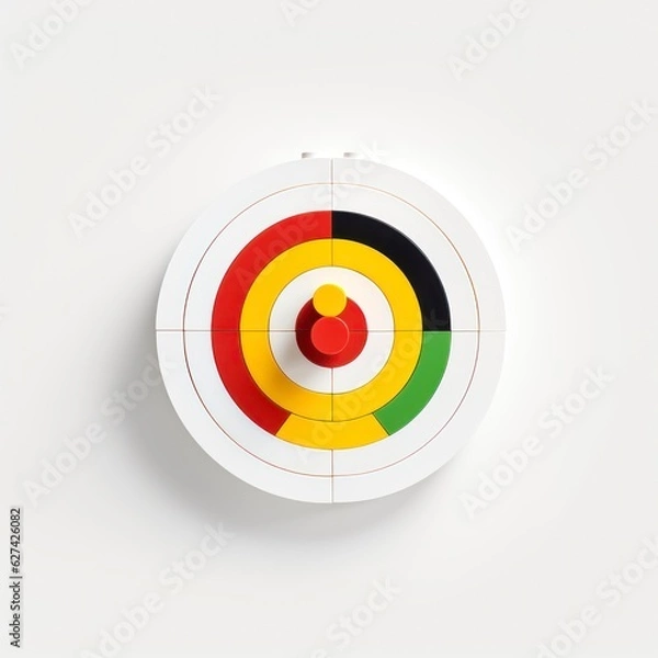 Fototapeta target and arrow