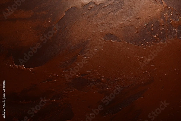 Obraz Different chocolate color nuances background. Generative AI