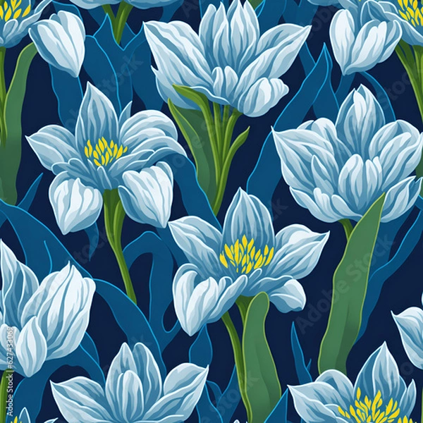 Fototapeta Snowflake Tulips!