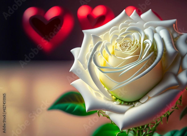 Obraz white roses close-up