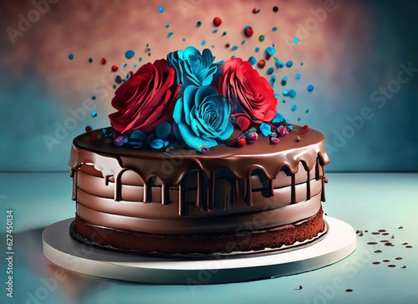 Obraz Whole Chocolate Cake