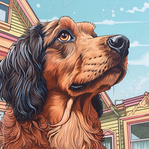 Obraz english cocker spaniel