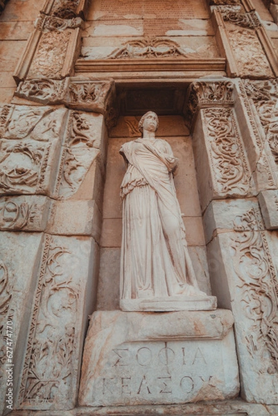 Obraz Statue ephesus ancient city