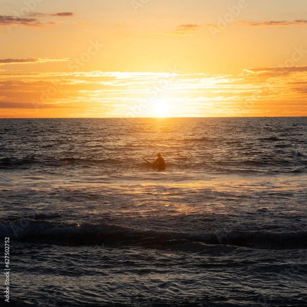 Fototapeta ocean sunset